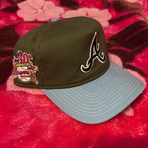 Atlanta Braves New Era Black Adjustable Cap